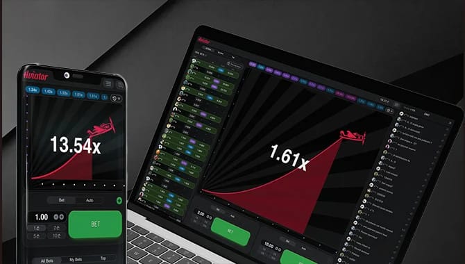 Aviator’s sleek interface—watch the plane climb and decide when to cash out!